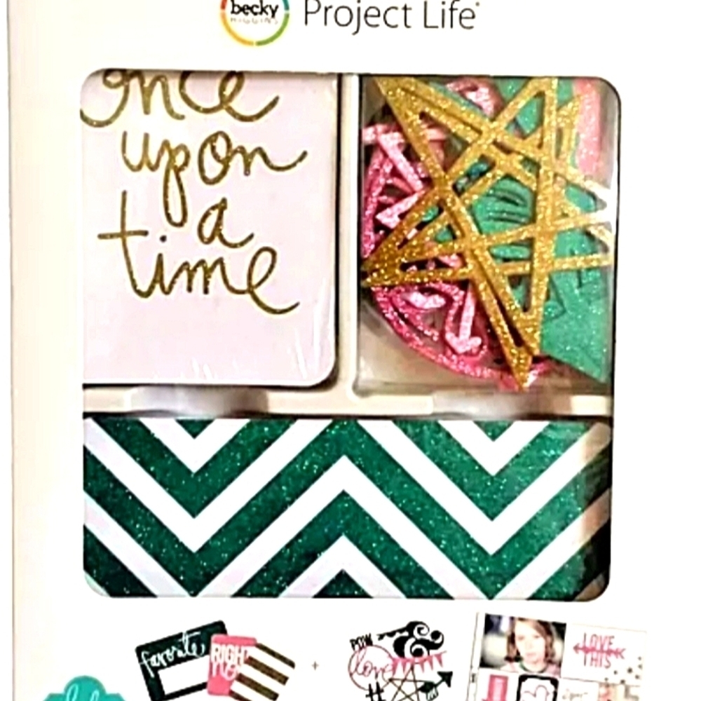 Becky Higgins Glitter Value Kit Project Life Heidi Swapp American Crafts 74 pcs